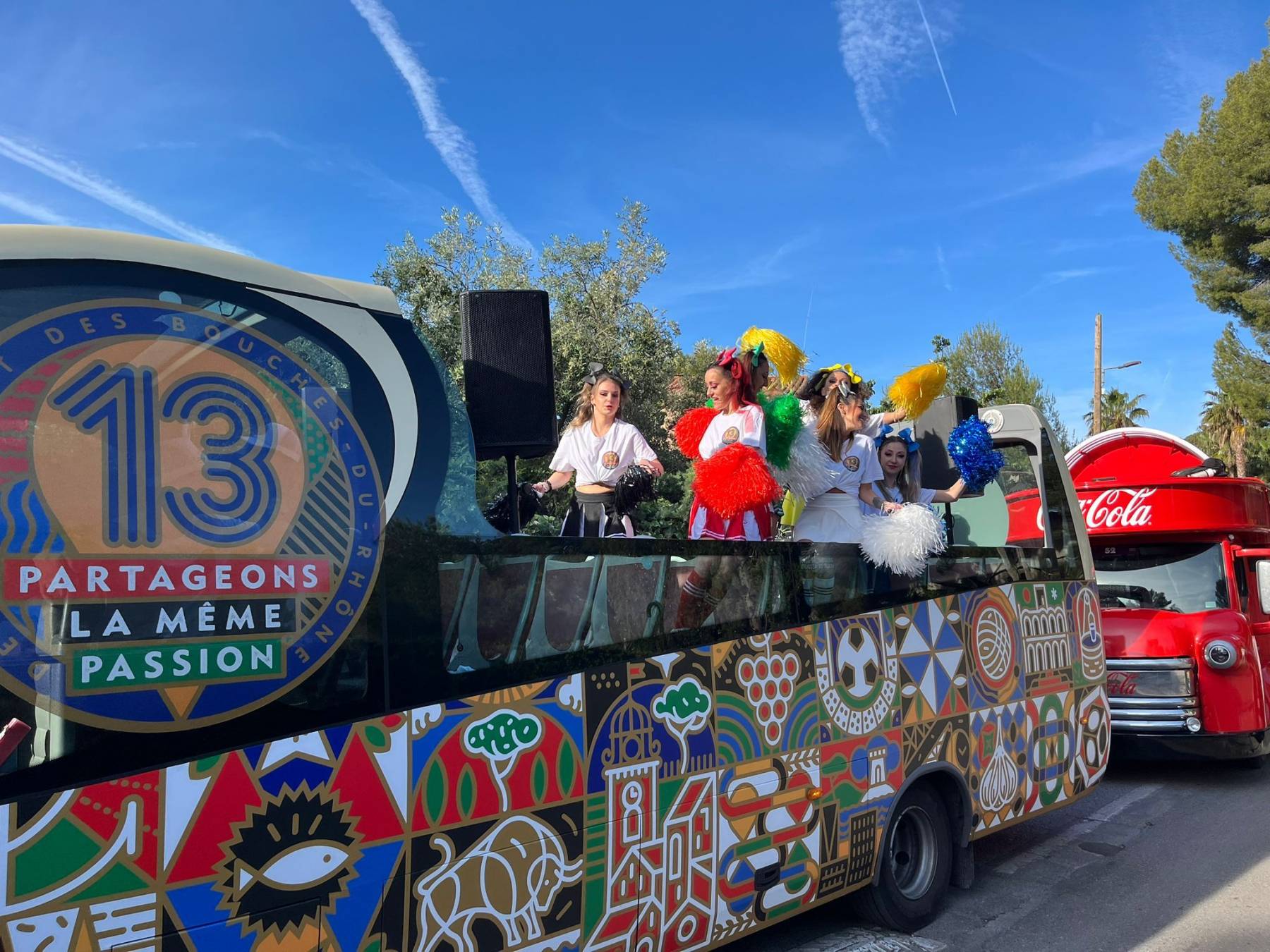 Opération cortège de la Flamme Olympique avec le Département 13