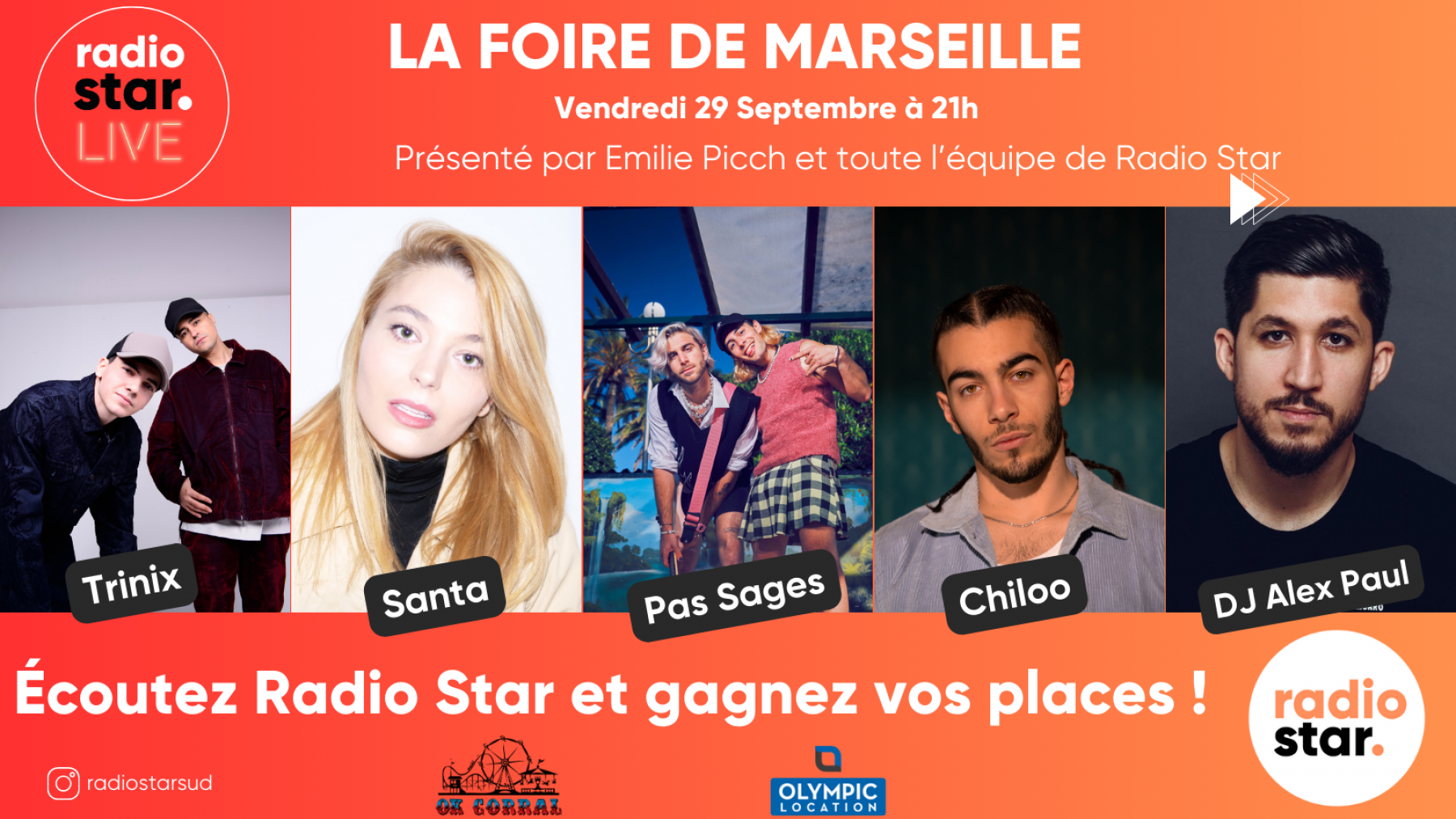Radio Star fait son Star Live à La Foire de Marseille