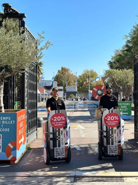 Opération de Street Marketing pour Devauze Point Fort Fichet